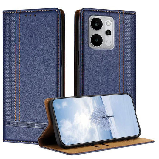 Stitching Design Scratch-Resistant Vegan Leather Phone Case, For Realme P4 Power 5G, For Realme Note 80 4G, For Realme C83 5G, For Realme C85 5G / 4G, For Realme Neo8 5G, For Realme 16 5G, For Realme 16 Pro+ 5G, For Realme 16 Pro 5G                    ...