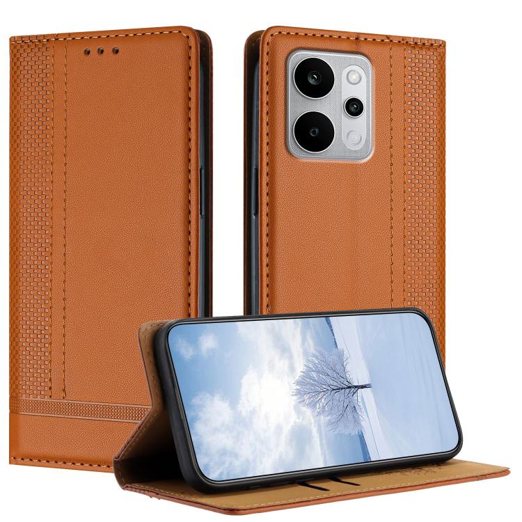 Stitching Design Scratch-Resistant Vegan Leather Phone Case, For Realme P4 Power 5G, For Realme Note 80 4G, For Realme C83 5G, For Realme C85 5G / 4G, For Realme Neo8 5G, For Realme 16 5G, For Realme 16 Pro+ 5G, For Realme 16 Pro 5G                    ...