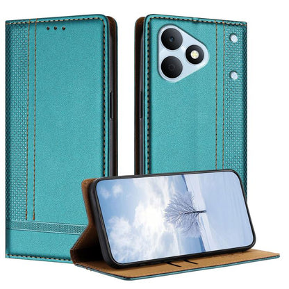 Stitching Design Scratch-Resistant Vegan Leather Phone Case, For Realme P4 Power 5G, For Realme Note 80 4G, For Realme C83 5G, For Realme C85 5G / 4G, For Realme Neo8 5G, For Realme 16 5G, For Realme 16 Pro+ 5G, For Realme 16 Pro 5G                    ...