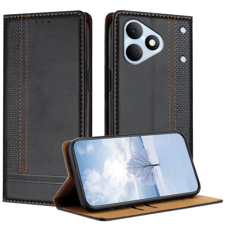 Stitching Design Scratch-Resistant Vegan Leather Phone Case, For Realme P4 Power 5G, For Realme Note 80 4G, For Realme C83 5G, For Realme C85 5G / 4G, For Realme Neo8 5G, For Realme 16 5G, For Realme 16 Pro+ 5G, For Realme 16 Pro 5G                    ...