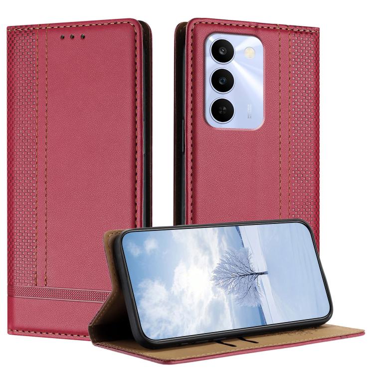 Stitching Design Scratch-Resistant Vegan Leather Phone Case, For Realme P4 Power 5G, For Realme Note 80 4G, For Realme C83 5G, For Realme C85 5G / 4G, For Realme Neo8 5G, For Realme 16 5G, For Realme 16 Pro+ 5G, For Realme 16 Pro 5G                    ...