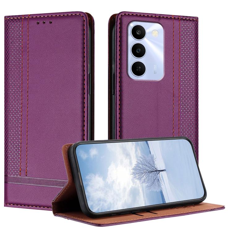 Stitching Design Scratch-Resistant Vegan Leather Phone Case, For Realme P4 Power 5G, For Realme Note 80 4G, For Realme C83 5G, For Realme C85 5G / 4G, For Realme Neo8 5G, For Realme 16 5G, For Realme 16 Pro+ 5G, For Realme 16 Pro 5G                    ...