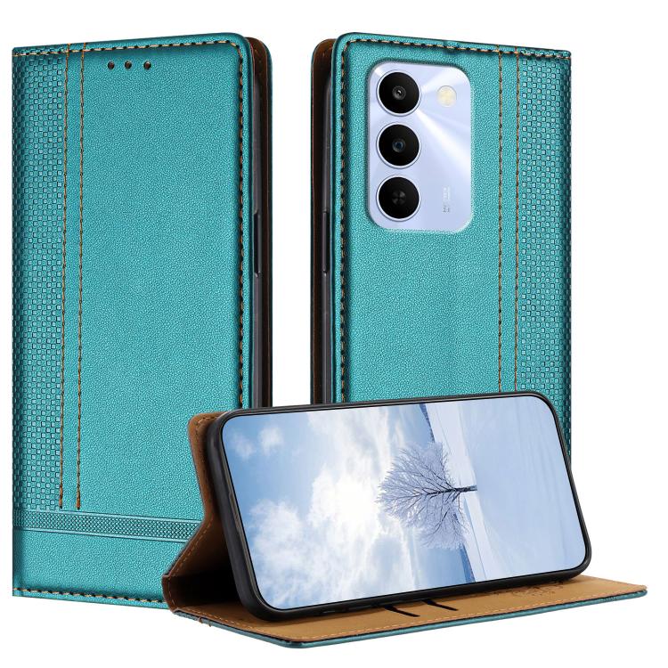 Stitching Design Scratch-Resistant Vegan Leather Phone Case, For Realme P4 Power 5G, For Realme Note 80 4G, For Realme C83 5G, For Realme C85 5G / 4G, For Realme Neo8 5G, For Realme 16 5G, For Realme 16 Pro+ 5G, For Realme 16 Pro 5G                    ...