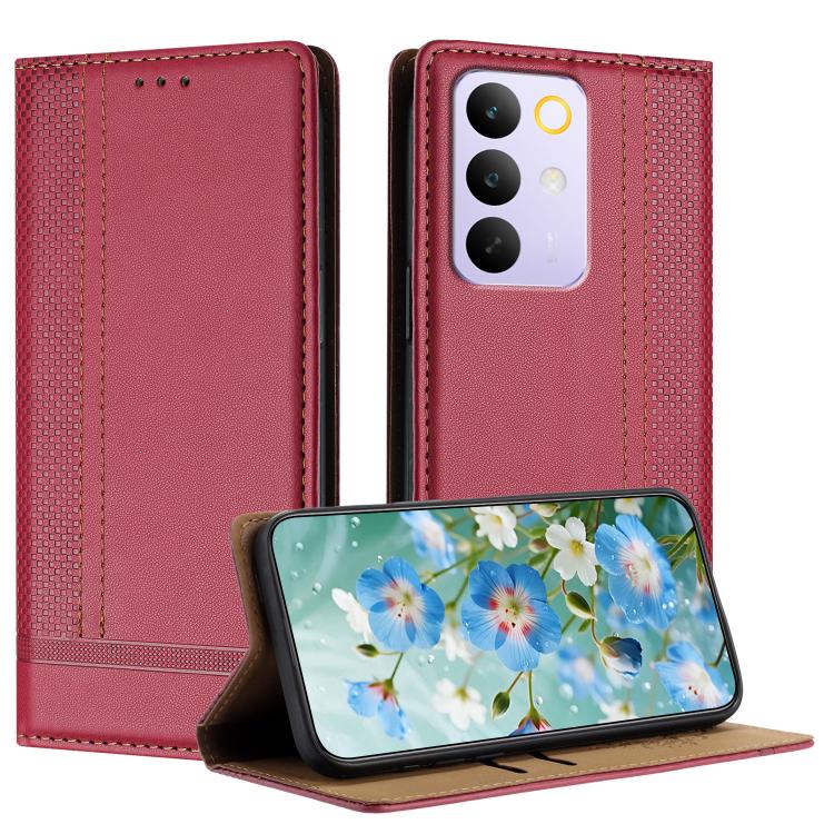 Stitching Design Scratch-Resistant Vegan Leather Phone Case, For Realme P4 Power 5G, For Realme Note 80 4G, For Realme C83 5G, For Realme C85 5G / 4G, For Realme Neo8 5G, For Realme 16 5G, For Realme 16 Pro+ 5G, For Realme 16 Pro 5G                    ...