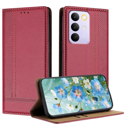 Stitching Design Scratch-Resistant Vegan Leather Phone Case, For Realme P4 Power 5G, For Realme Note 80 4G, For Realme C83 5G, For Realme C85 5G / 4G, For Realme Neo8 5G, For Realme 16 5G, For Realme 16 Pro+ 5G, For Realme 16 Pro 5G                    ...