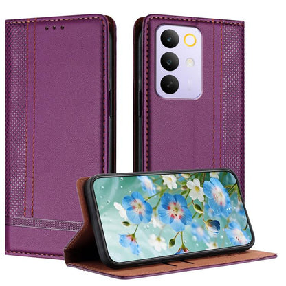 Stitching Design Scratch-Resistant Vegan Leather Phone Case, For Realme P4 Power 5G, For Realme Note 80 4G, For Realme C83 5G, For Realme C85 5G / 4G, For Realme Neo8 5G, For Realme 16 5G, For Realme 16 Pro+ 5G, For Realme 16 Pro 5G                    ...