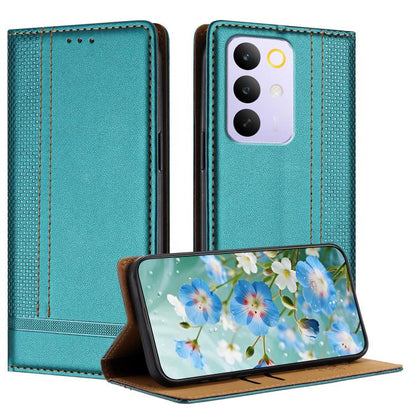 Stitching Design Scratch-Resistant Vegan Leather Phone Case, For Realme P4 Power 5G, For Realme Note 80 4G, For Realme C83 5G, For Realme C85 5G / 4G, For Realme Neo8 5G, For Realme 16 5G, For Realme 16 Pro+ 5G, For Realme 16 Pro 5G                    ...