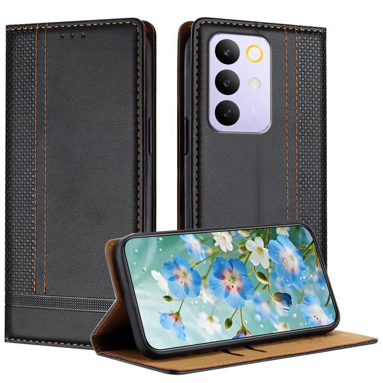 Stitching Design Scratch-Resistant Vegan Leather Phone Case, For Realme P4 Power 5G, For Realme Note 80 4G, For Realme C83 5G, For Realme C85 5G / 4G, For Realme Neo8 5G, For Realme 16 5G, For Realme 16 Pro+ 5G, For Realme 16 Pro 5G                    ...