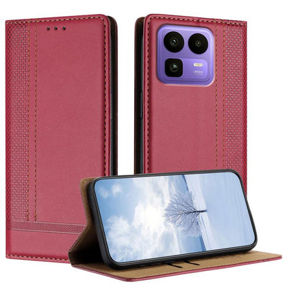 Stitching Design Scratch-Resistant Vegan Leather Phone Case, For Realme P4 Power 5G, For Realme Note 80 4G, For Realme C83 5G, For Realme C85 5G / 4G, For Realme Neo8 5G, For Realme 16 5G, For Realme 16 Pro+ 5G, For Realme 16 Pro 5G                    ...