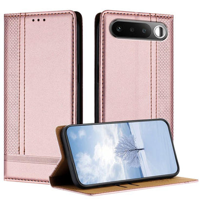 Stitching Design Scratch-Resistant Vegan Leather Phone Case, For Realme P4 Power 5G, For Realme Note 80 4G, For Realme C83 5G, For Realme C85 5G / 4G, For Realme Neo8 5G, For Realme 16 5G, For Realme 16 Pro+ 5G, For Realme 16 Pro 5G                    ...