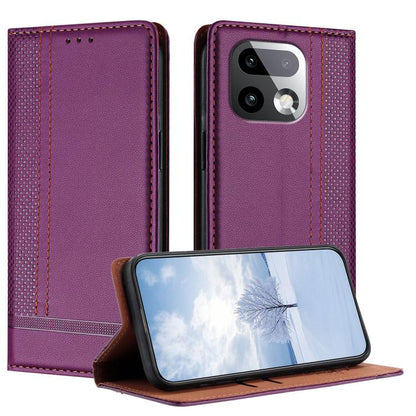 Stitching Design Scratch-Resistant Vegan Leather Phone Case, For Realme P4 Power 5G, For Realme Note 80 4G, For Realme C83 5G, For Realme C85 5G / 4G, For Realme Neo8 5G, For Realme 16 5G, For Realme 16 Pro+ 5G, For Realme 16 Pro 5G                    ...