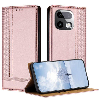 Stitching Design Scratch-Resistant Vegan Leather Phone Case, For Realme P4 Power 5G, For Realme Note 80 4G, For Realme C83 5G, For Realme C85 5G / 4G, For Realme Neo8 5G, For Realme 16 5G, For Realme 16 Pro+ 5G, For Realme 16 Pro 5G                    ...