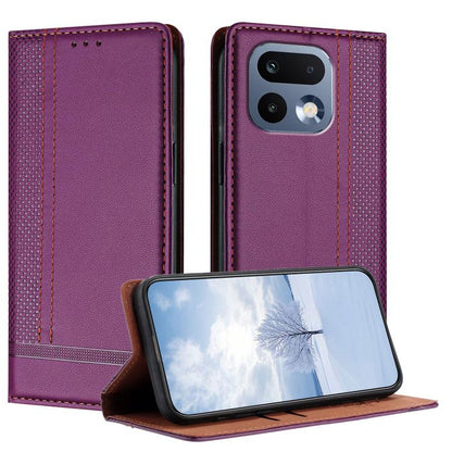 Stitching Design Scratch-Resistant Vegan Leather Phone Case, For Realme P4 Power 5G, For Realme Note 80 4G, For Realme C83 5G, For Realme C85 5G / 4G, For Realme Neo8 5G, For Realme 16 5G, For Realme 16 Pro+ 5G, For Realme 16 Pro 5G                    ...