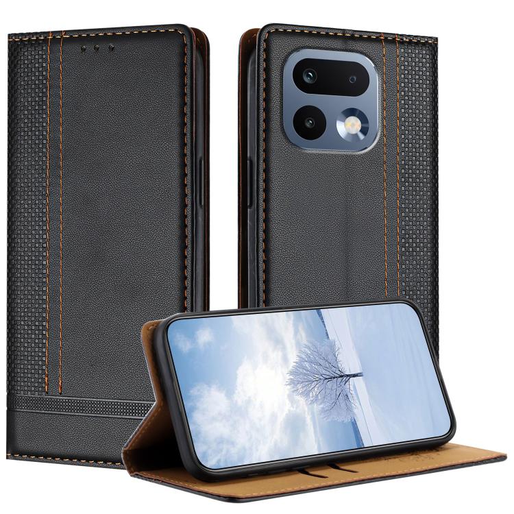 Stitching Design Scratch-Resistant Vegan Leather Phone Case, For Realme P4 Power 5G, For Realme Note 80 4G, For Realme C83 5G, For Realme C85 5G / 4G, For Realme Neo8 5G, For Realme 16 5G, For Realme 16 Pro+ 5G, For Realme 16 Pro 5G                    ...