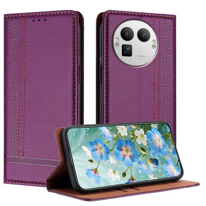 Stitching Design Scratch-Resistant Vegan Leather Phone Case, For Realme P4 Power 5G, For Realme Note 80 4G, For Realme C83 5G, For Realme C85 5G / 4G, For Realme Neo8 5G, For Realme 16 5G, For Realme 16 Pro+ 5G, For Realme 16 Pro 5G                    ...