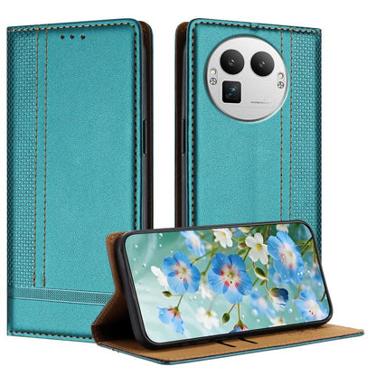 Stitching Design Scratch-Resistant Vegan Leather Phone Case, For Realme P4 Power 5G, For Realme Note 80 4G, For Realme C83 5G, For Realme C85 5G / 4G, For Realme Neo8 5G, For Realme 16 5G, For Realme 16 Pro+ 5G, For Realme 16 Pro 5G                    ...