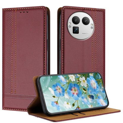 Stitching Design Scratch-Resistant Vegan Leather Phone Case, For Realme P4 Power 5G, For Realme Note 80 4G, For Realme C83 5G, For Realme C85 5G / 4G, For Realme Neo8 5G, For Realme 16 5G, For Realme 16 Pro+ 5G, For Realme 16 Pro 5G                    ...