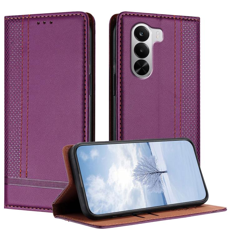 Stitching Design Scratch-Resistant Vegan Leather Phone Case, For Realme P4 Power 5G, For Realme Note 80 4G, For Realme C83 5G, For Realme C85 5G / 4G, For Realme Neo8 5G, For Realme 16 5G, For Realme 16 Pro+ 5G, For Realme 16 Pro 5G                    ...