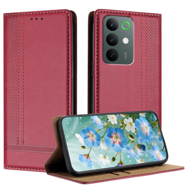 Stitching Design Scratch-Resistant Vegan Leather Phone Case, For Realme P4 Power 5G, For Realme Note 80 4G, For Realme C83 5G, For Realme C85 5G / 4G, For Realme Neo8 5G, For Realme 16 5G, For Realme 16 Pro+ 5G, For Realme 16 Pro 5G                    ...