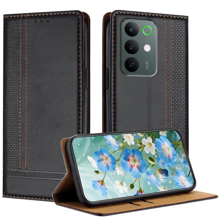 Stitching Design Scratch-Resistant Vegan Leather Phone Case, For Realme P4 Power 5G, For Realme Note 80 4G, For Realme C83 5G, For Realme C85 5G / 4G, For Realme Neo8 5G, For Realme 16 5G, For Realme 16 Pro+ 5G, For Realme 16 Pro 5G                    ...