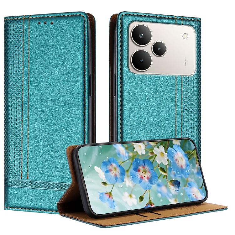Stitching Design Scratch-Resistant Vegan Leather Phone Case, For Realme P4 Power 5G, For Realme Note 80 4G, For Realme C83 5G, For Realme C85 5G / 4G, For Realme Neo8 5G, For Realme 16 5G, For Realme 16 Pro+ 5G, For Realme 16 Pro 5G                    ...
