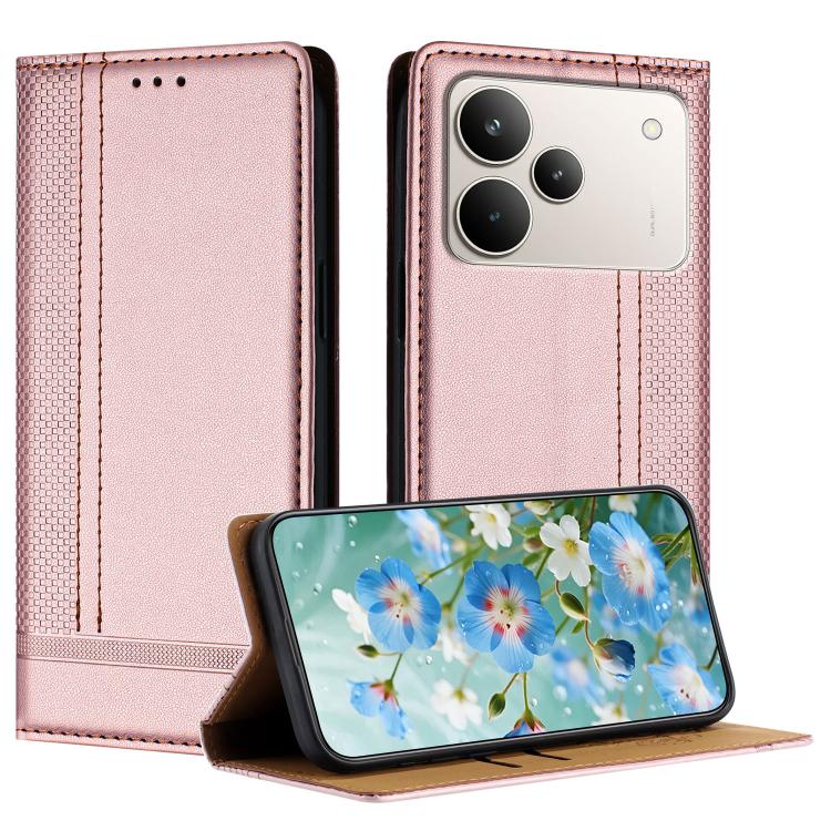 Stitching Design Scratch-Resistant Vegan Leather Phone Case, For Realme P4 Power 5G, For Realme Note 80 4G, For Realme C83 5G, For Realme C85 5G / 4G, For Realme Neo8 5G, For Realme 16 5G, For Realme 16 Pro+ 5G, For Realme 16 Pro 5G                    ...