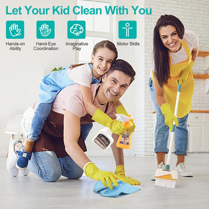 Children Pretend Play Simulation Mini Cleaning Kit, 6801-49 12pcs / Set, 12pcs / Set, 10pcs / Set