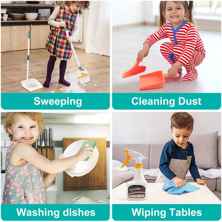 Children Pretend Play Simulation Mini Cleaning Kit, 6801-49 12pcs / Set, 12pcs / Set, 10pcs / Set