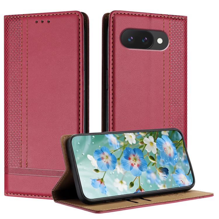 Stitching Design Scratch-Resistant Vegan Leather Phone Case, For Google Pixel 11 Pro XL, For Google Pixel 11 / 11 Pro, For Google Pixel 10a, For Google Pixel 10 Pro XL, For Google Pixel 10, For Google Pixel 9a, For Google Pixel 9 Pro, For Google Pixel ...
