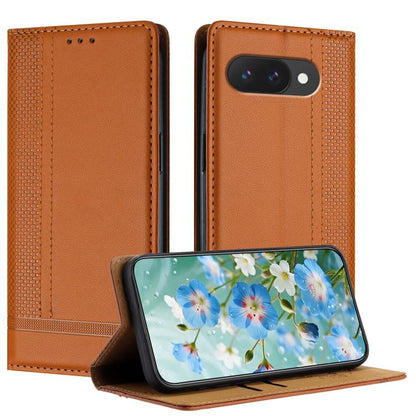 Stitching Design Scratch-Resistant Vegan Leather Phone Case, For Google Pixel 11 Pro XL, For Google Pixel 11 / 11 Pro, For Google Pixel 10a, For Google Pixel 10 Pro XL, For Google Pixel 10, For Google Pixel 9a, For Google Pixel 9 Pro, For Google Pixel ...