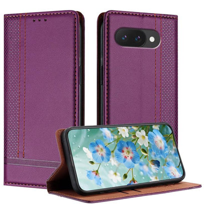 Stitching Design Scratch-Resistant Vegan Leather Phone Case, For Google Pixel 11 Pro XL, For Google Pixel 11 / 11 Pro, For Google Pixel 10a, For Google Pixel 10 Pro XL, For Google Pixel 10, For Google Pixel 9a, For Google Pixel 9 Pro, For Google Pixel ...
