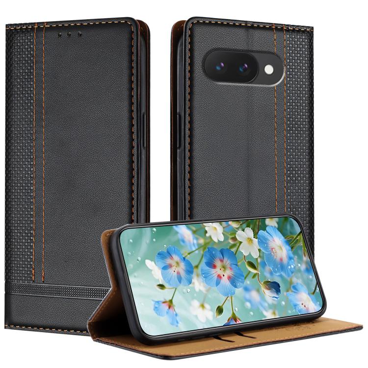 Stitching Design Scratch-Resistant Vegan Leather Phone Case, For Google Pixel 11 Pro XL, For Google Pixel 11 / 11 Pro, For Google Pixel 10a, For Google Pixel 10 Pro XL, For Google Pixel 10, For Google Pixel 9a, For Google Pixel 9 Pro, For Google Pixel ...