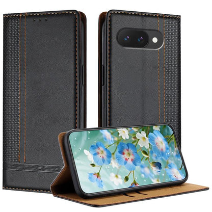 Stitching Design Scratch-Resistant Vegan Leather Phone Case, For Google Pixel 11 Pro XL, For Google Pixel 11 / 11 Pro, For Google Pixel 10a, For Google Pixel 10 Pro XL, For Google Pixel 10, For Google Pixel 9a, For Google Pixel 9 Pro, For Google Pixel ...