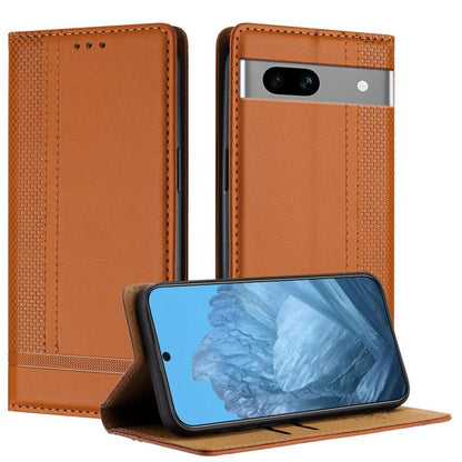 Stitching Design Scratch-Resistant Vegan Leather Phone Case, For Google Pixel 11 Pro XL, For Google Pixel 11 / 11 Pro, For Google Pixel 10a, For Google Pixel 10 Pro XL, For Google Pixel 10, For Google Pixel 9a, For Google Pixel 9 Pro, For Google Pixel ...