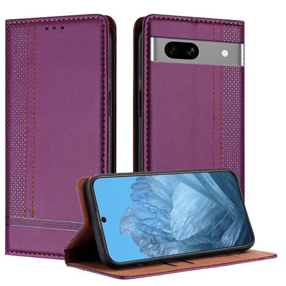 Stitching Design Scratch-Resistant Vegan Leather Phone Case, For Google Pixel 11 Pro XL, For Google Pixel 11 / 11 Pro, For Google Pixel 10a, For Google Pixel 10 Pro XL, For Google Pixel 10, For Google Pixel 9a, For Google Pixel 9 Pro, For Google Pixel ...
