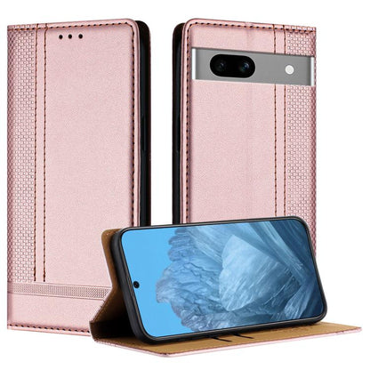 Stitching Design Scratch-Resistant Vegan Leather Phone Case, For Google Pixel 11 Pro XL, For Google Pixel 11 / 11 Pro, For Google Pixel 10a, For Google Pixel 10 Pro XL, For Google Pixel 10, For Google Pixel 9a, For Google Pixel 9 Pro, For Google Pixel ...