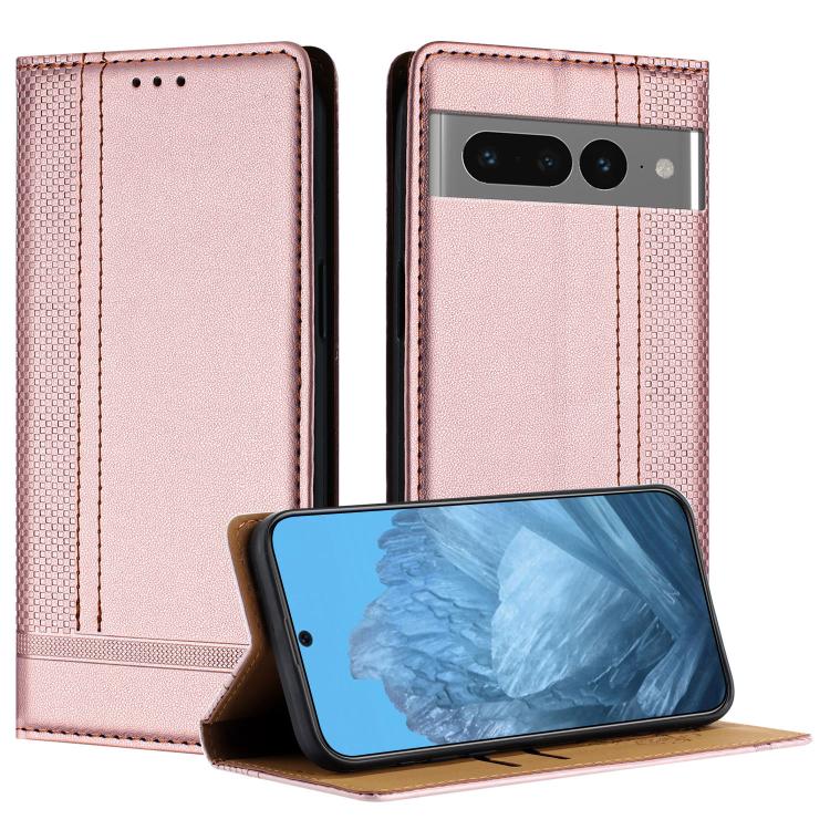 Stitching Design Scratch-Resistant Vegan Leather Phone Case, For Google Pixel 7 Pro 5G