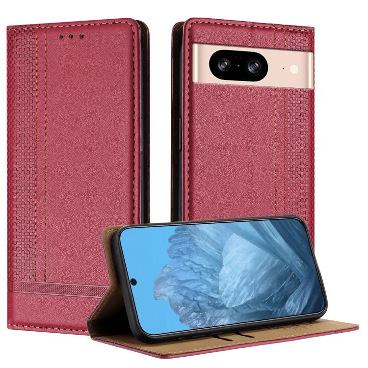 Stitching Design Scratch-Resistant Vegan Leather Phone Case, For Google Pixel 11 Pro XL, For Google Pixel 11 / 11 Pro, For Google Pixel 10a, For Google Pixel 10 Pro XL, For Google Pixel 10, For Google Pixel 9a, For Google Pixel 9 Pro, For Google Pixel ...
