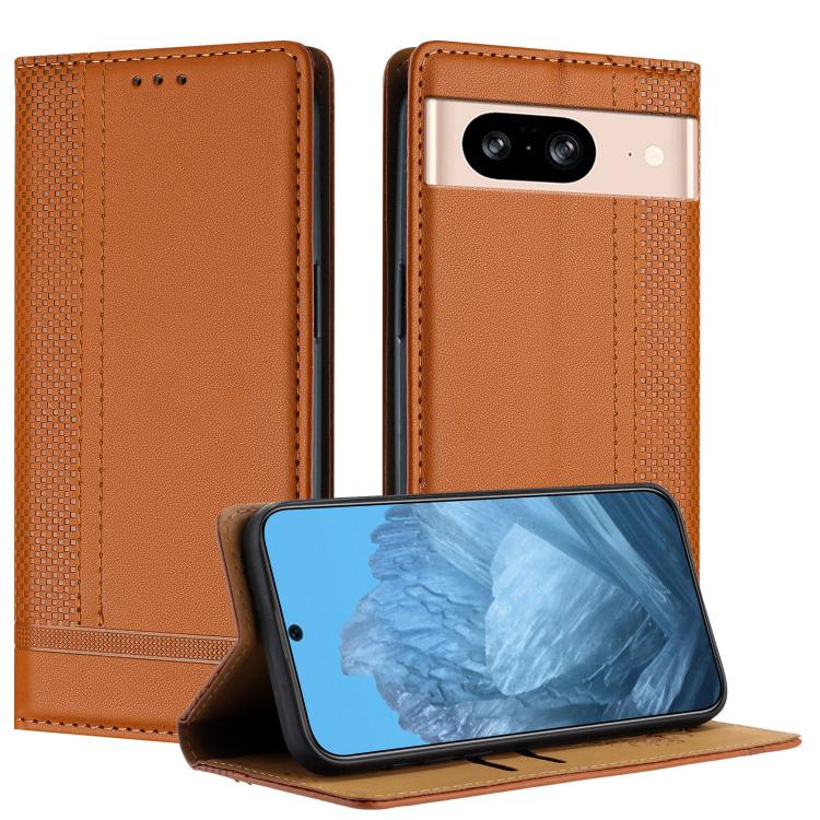 Stitching Design Scratch-Resistant Vegan Leather Phone Case, For Google Pixel 11 Pro XL, For Google Pixel 11 / 11 Pro, For Google Pixel 10a, For Google Pixel 10 Pro XL, For Google Pixel 10, For Google Pixel 9a, For Google Pixel 9 Pro, For Google Pixel ...