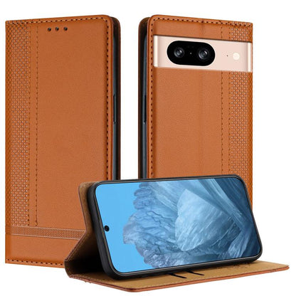 Stitching Design Scratch-Resistant Vegan Leather Phone Case, For Google Pixel 11 Pro XL, For Google Pixel 11 / 11 Pro, For Google Pixel 10a, For Google Pixel 10 Pro XL, For Google Pixel 10, For Google Pixel 9a, For Google Pixel 9 Pro, For Google Pixel ...