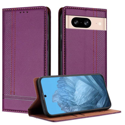 Stitching Design Scratch-Resistant Vegan Leather Phone Case, For Google Pixel 11 Pro XL, For Google Pixel 11 / 11 Pro, For Google Pixel 10a, For Google Pixel 10 Pro XL, For Google Pixel 10, For Google Pixel 9a, For Google Pixel 9 Pro, For Google Pixel ...