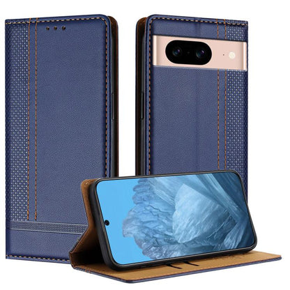 Stitching Design Scratch-Resistant Vegan Leather Phone Case, For Google Pixel 11 Pro XL, For Google Pixel 11 / 11 Pro, For Google Pixel 10a, For Google Pixel 10 Pro XL, For Google Pixel 10, For Google Pixel 9a, For Google Pixel 9 Pro, For Google Pixel ...
