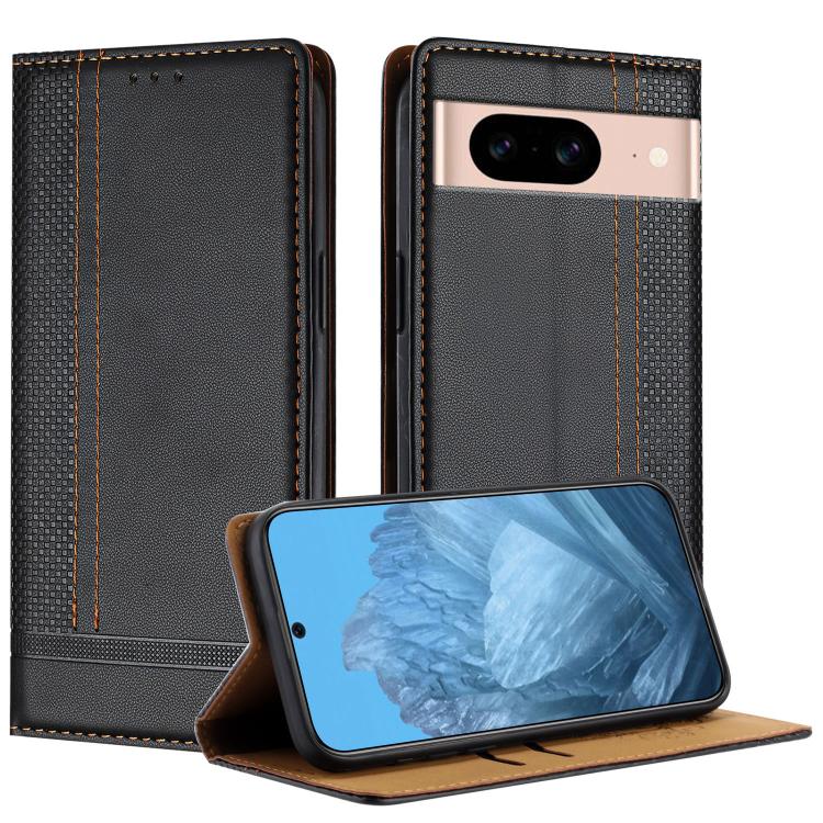 Stitching Design Scratch-Resistant Vegan Leather Phone Case, For Google Pixel 11 Pro XL, For Google Pixel 11 / 11 Pro, For Google Pixel 10a, For Google Pixel 10 Pro XL, For Google Pixel 10, For Google Pixel 9a, For Google Pixel 9 Pro, For Google Pixel ...