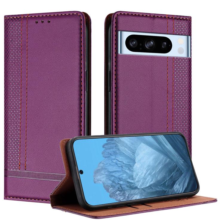 Stitching Design Scratch-Resistant Vegan Leather Phone Case, For Google Pixel 11 Pro XL, For Google Pixel 11 / 11 Pro, For Google Pixel 10a, For Google Pixel 10 Pro XL, For Google Pixel 10, For Google Pixel 9a, For Google Pixel 9 Pro, For Google Pixel ...
