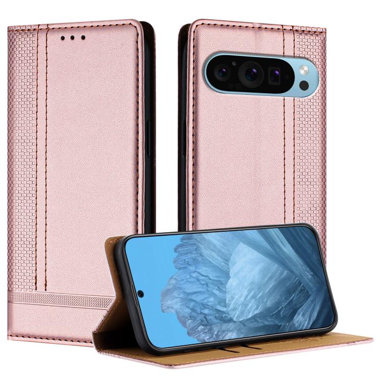 Stitching Design Scratch-Resistant Vegan Leather Phone Case, For Google Pixel 11 Pro XL, For Google Pixel 11 / 11 Pro, For Google Pixel 10a, For Google Pixel 10 Pro XL, For Google Pixel 10, For Google Pixel 9a, For Google Pixel 9 Pro, For Google Pixel ...