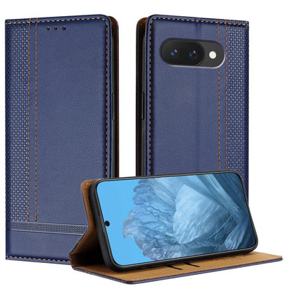 Stitching Design Scratch-Resistant Vegan Leather Phone Case, For Google Pixel 11 Pro XL, For Google Pixel 11 / 11 Pro, For Google Pixel 10a, For Google Pixel 10 Pro XL, For Google Pixel 10, For Google Pixel 9a, For Google Pixel 9 Pro, For Google Pixel ...