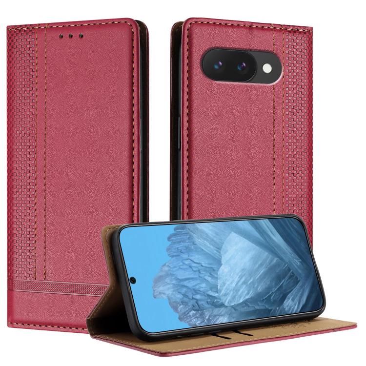 Stitching Design Scratch-Resistant Vegan Leather Phone Case, For Google Pixel 11 Pro XL, For Google Pixel 11 / 11 Pro, For Google Pixel 10a, For Google Pixel 10 Pro XL, For Google Pixel 10, For Google Pixel 9a, For Google Pixel 9 Pro, For Google Pixel ...