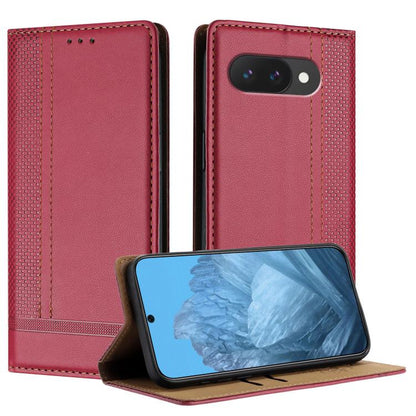 Stitching Design Scratch-Resistant Vegan Leather Phone Case, For Google Pixel 11 Pro XL, For Google Pixel 11 / 11 Pro, For Google Pixel 10a, For Google Pixel 10 Pro XL, For Google Pixel 10, For Google Pixel 9a, For Google Pixel 9 Pro, For Google Pixel ...