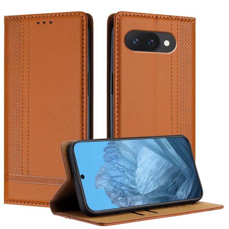 Stitching Design Scratch-Resistant Vegan Leather Phone Case, For Google Pixel 11 Pro XL, For Google Pixel 11 / 11 Pro, For Google Pixel 10a, For Google Pixel 10 Pro XL, For Google Pixel 10, For Google Pixel 9a, For Google Pixel 9 Pro, For Google Pixel ...