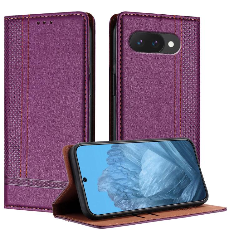 Stitching Design Scratch-Resistant Vegan Leather Phone Case, For Google Pixel 11 Pro XL, For Google Pixel 11 / 11 Pro, For Google Pixel 10a, For Google Pixel 10 Pro XL, For Google Pixel 10, For Google Pixel 9a, For Google Pixel 9 Pro, For Google Pixel ...